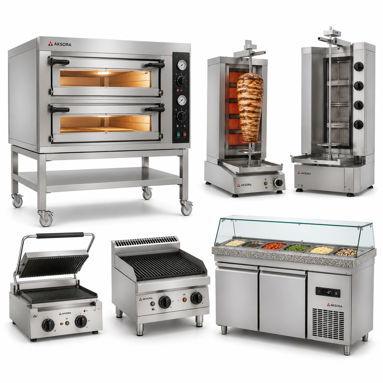 Équipements Pizza, Grill et Kebab pour cuisines professionnelles