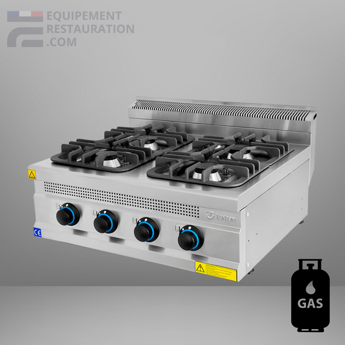 Cuisinière à gaz sur table