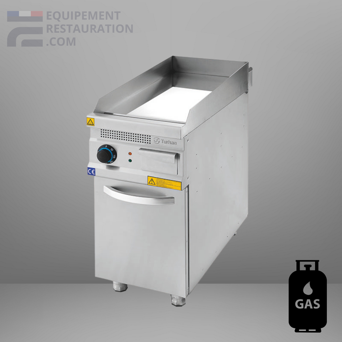 Plaque de cuisson lisse à gaz sur pied