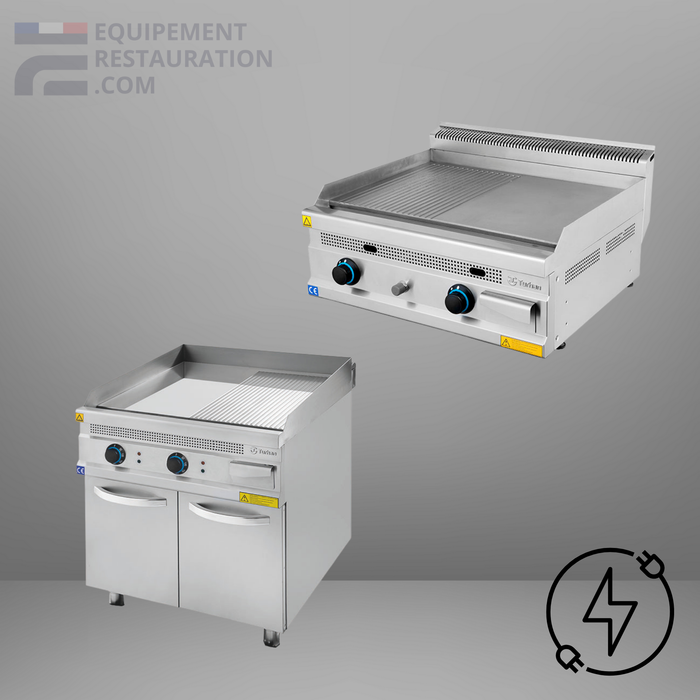 Plaque de cuisson mixte électrique