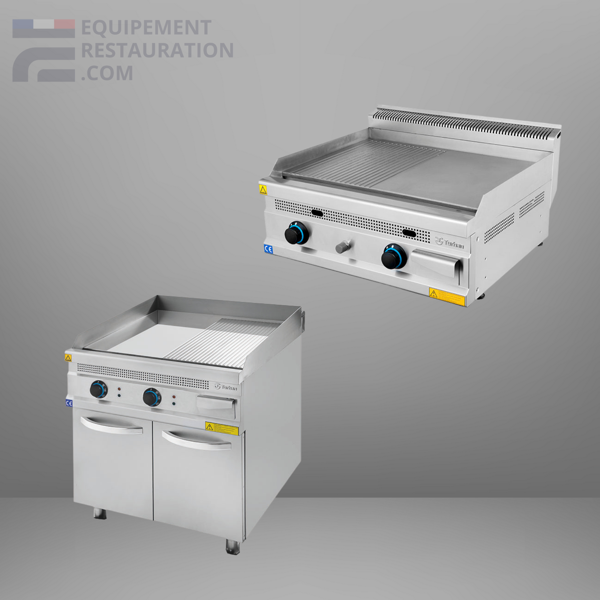 Plaque de cuisson mixte