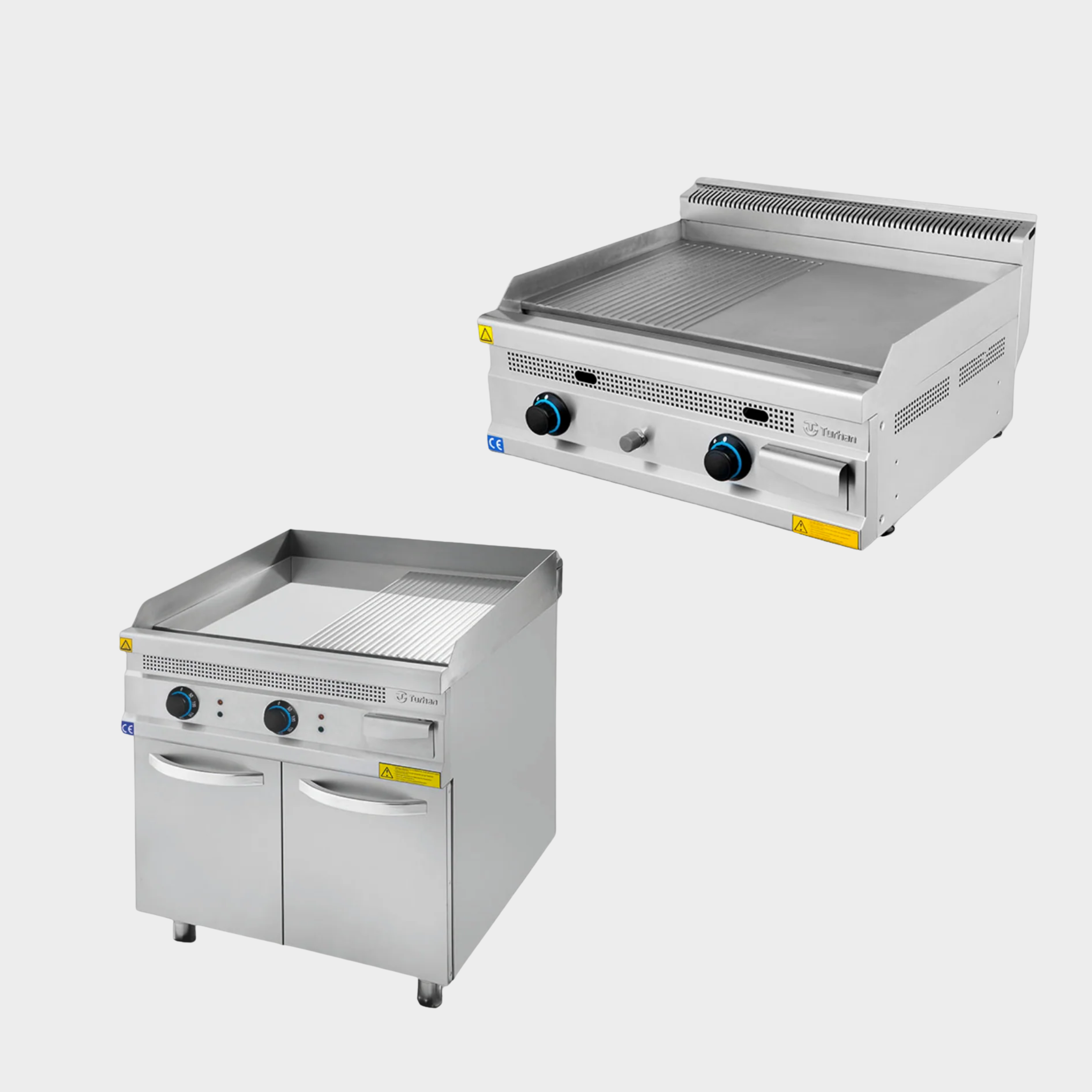 Plaque de cuisson mixte
