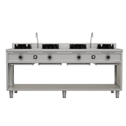 Wokstove | gaz wok stove – 4×15 kW – 4 cooking zone - Unninox - image 2