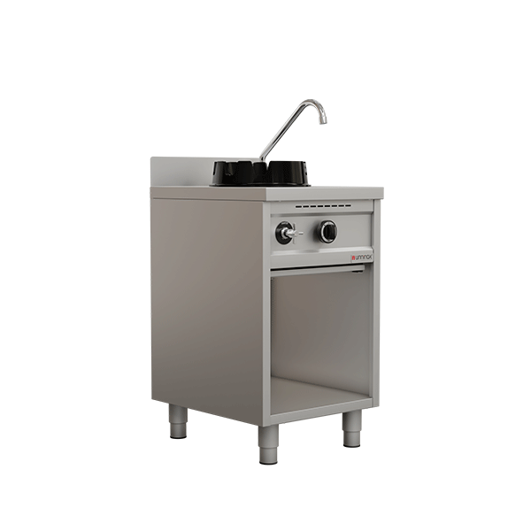 Wokstove | gaz wok stove - 15 kW - 1 cooking zone - Unninox