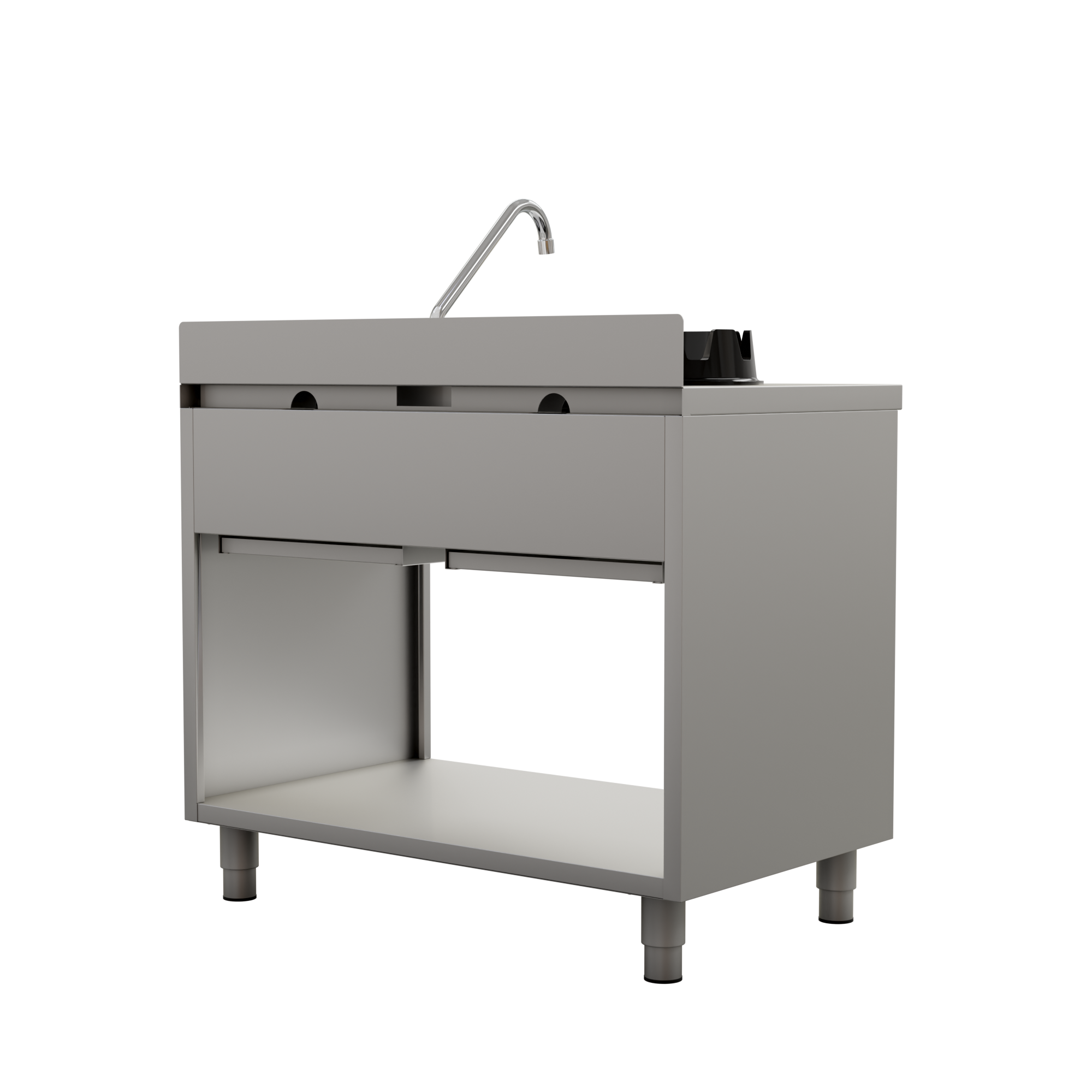 Wokstove | gaz wok stove - 2x15 kW - 2 cooking zone - Unninox - image 5