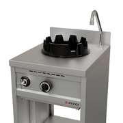 Wokstove | gaz wok stove - 15 kW - 1 cooking zone - Unninox - image 5