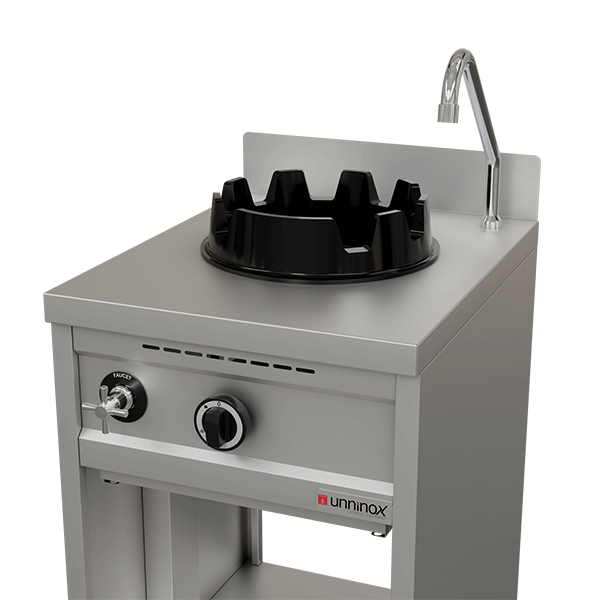 Wokstove | gaz wok stove - 15 kW - 1 cooking zone - Unninox - image 5