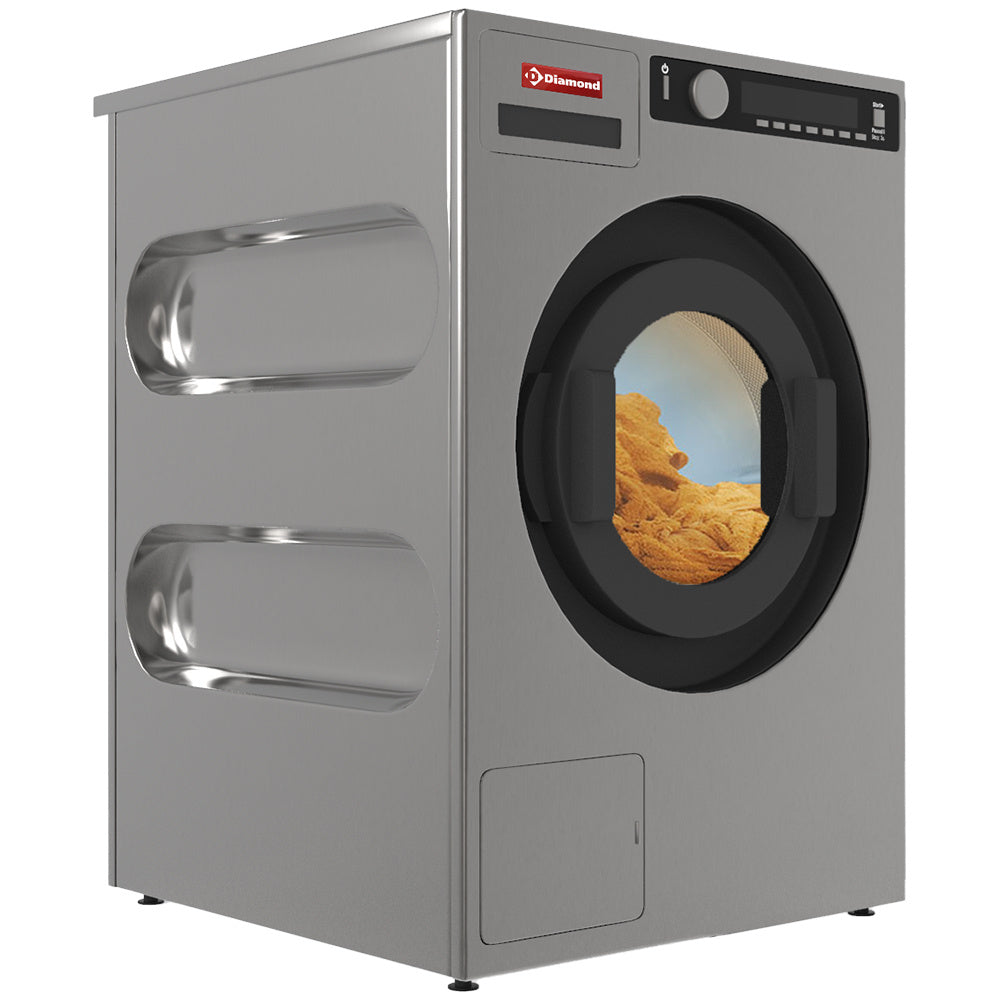 Lave-essoreuse "Inox-Titanium", avec pompe de décharge 8 Kg