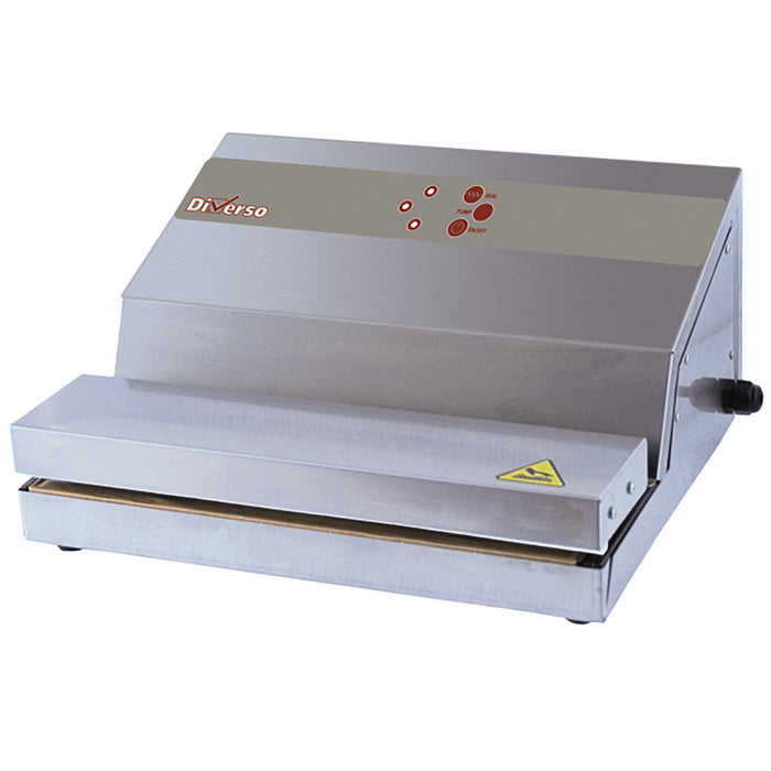 Sous-videuse inox, pompe 16 l./min, soudure 330 mm