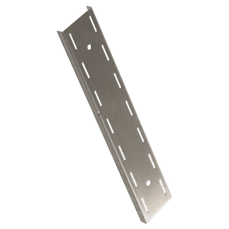 Crémaillère murale Diamond de 300 mm pour consoles, en acier pleine, fixation solide pour étagères ou supports muraux.