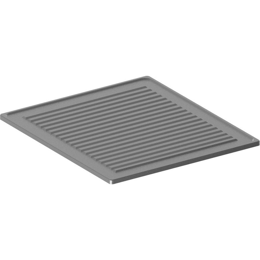 Plaque rainurée acier inox 1 brûleur