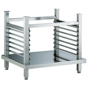 Support avec structure à platines, fours 6 & 10x GN 1/1
