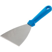 Spatule triangulaire "inox", poignée plastifiée