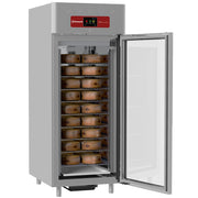 Armoire de maturation fermenting aging pour fromages 850 Lit. ventilée, 1 porte vitrée, 20x GN 2/1