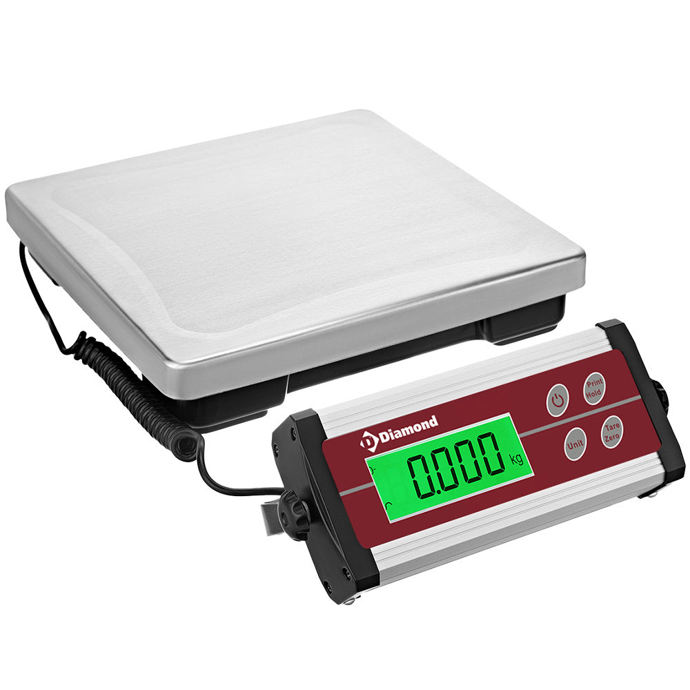 Bascule électronique inox, 35Kg x 10g