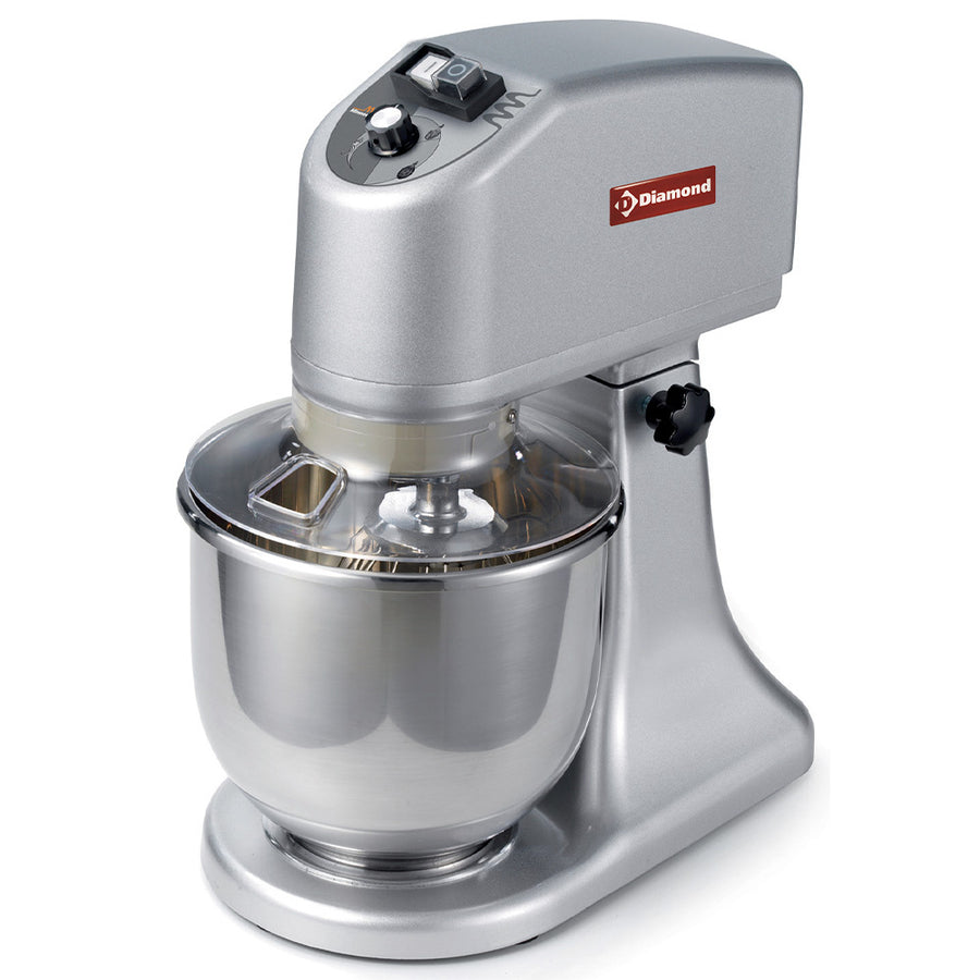 Batuer-mélangeur Diamond de 7 litres avec variateur de vitesse, appareil professionnel pour la cuisine ou la pâtisserie