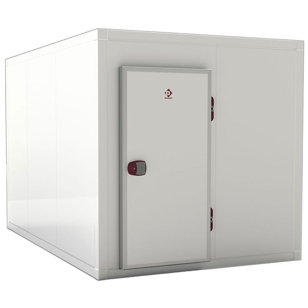 Chambre combi ISO 100, dim.int. 2230 x 3630 & 2230 x 2030 xh 2230 mm  (18,05 + 10,09 m³)