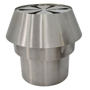 Kit pare-feu + chapeau cheminée inox (CBQ-120)