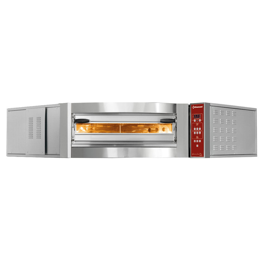 Four électrique d'angle, 1 chambre, 8 pizzas Ø 350 mm
