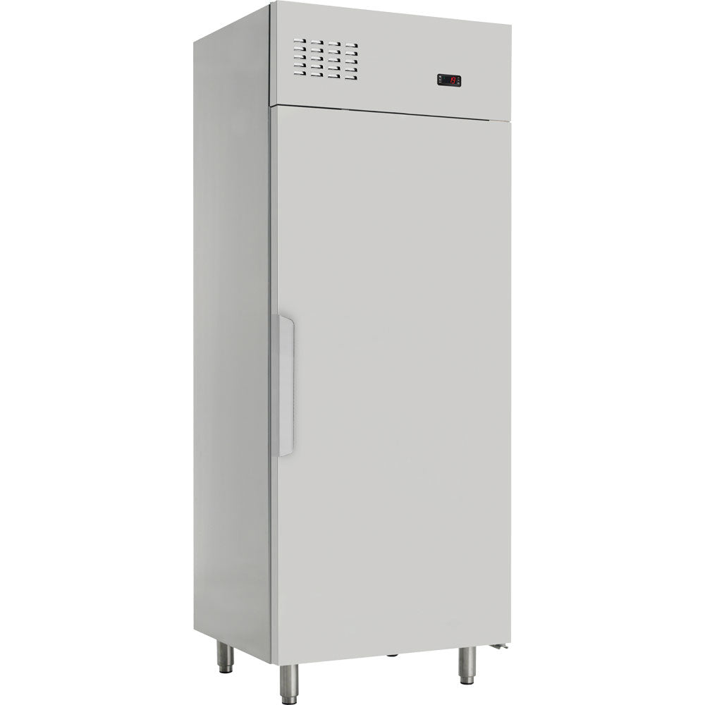 Armoire frigorifique ventilée Diamond de 700 L, 1 porte GN 2/1 sur roulettes, pour stockage réfrigéré.