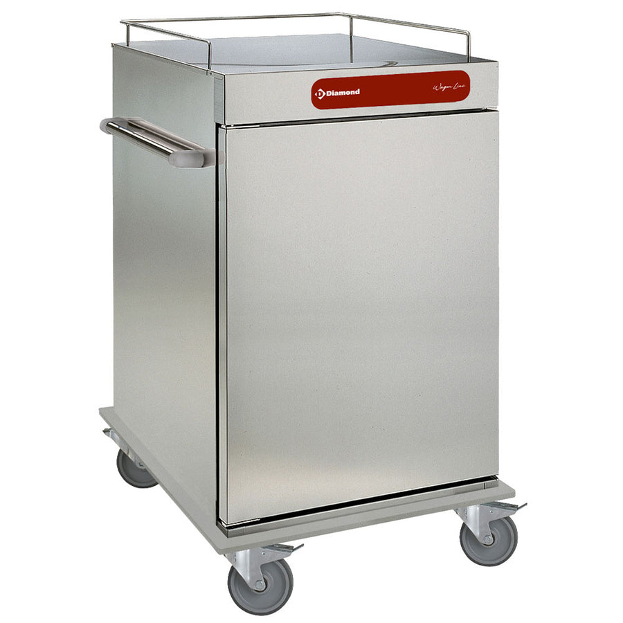 Chariot neutre isolé pour repas, 10 GN 2/1