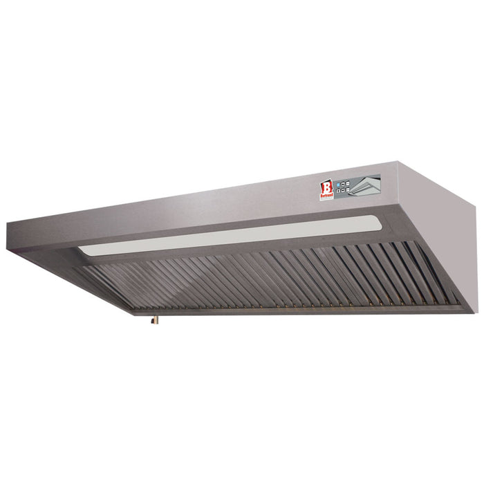 Hotte complète (7/7-1500 M3/h) 120 Pa, éclairage, variateur, 2 filtres