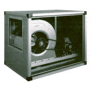 Ventilateur centrifuge avec caisson isolé, transmission à courroie,2 vitesses, 6000 M3/h