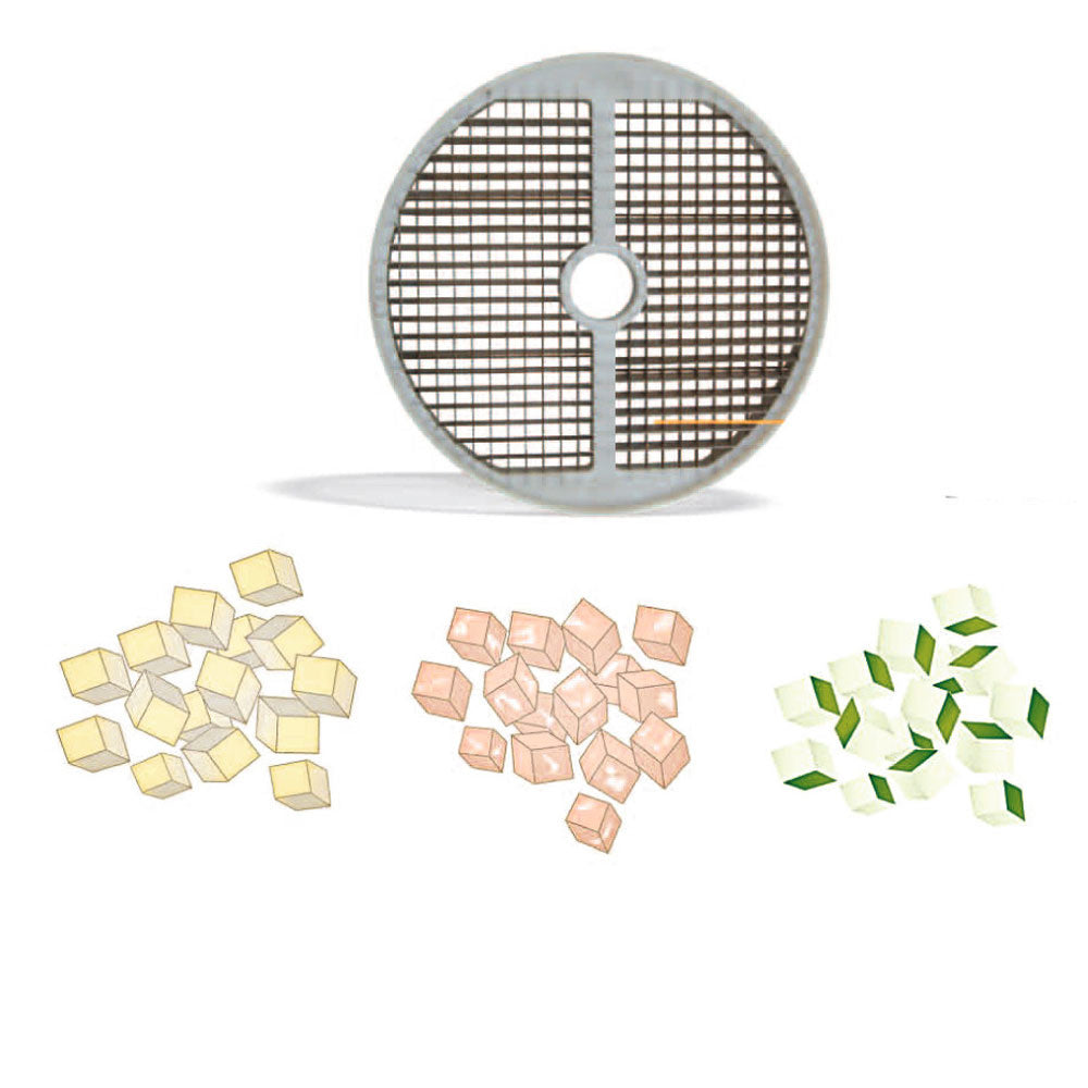 Grille pour cubes/macédoine 8 mm