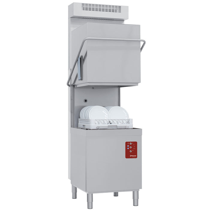 Lave-vaisselle à capot, panier 500x500 mm + Condenseur-récupérateur de buées