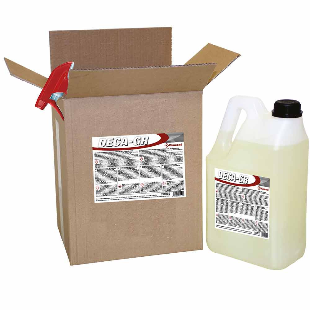 Produit décarboniseur et degraisseur pour fours, grills, plaques de cuisson - 2 BD. x 5 LT/6,25 KG + PULV.    (+ Pulvérisateur)