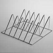 Support inox 5 plats gastro, h65 mm