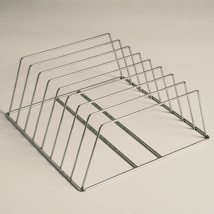 Support inox pour 8 plats gastro, h60 mm