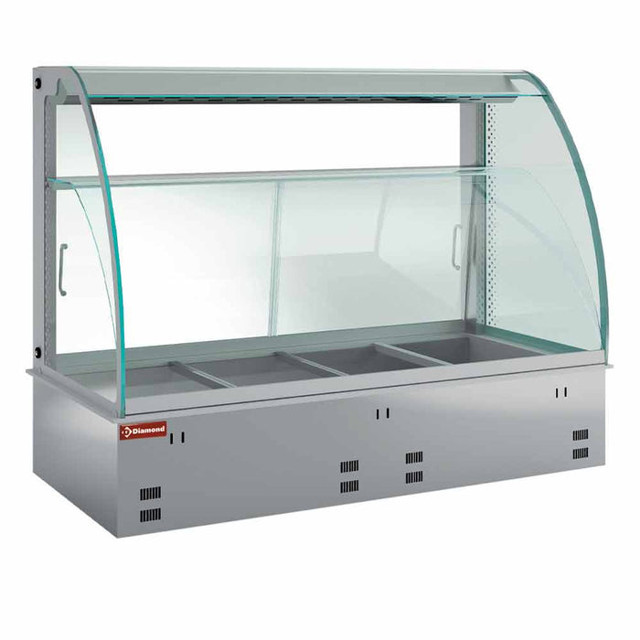 Élément vitrine chauffante, humidifiée et ventilée 5x GN 1/1