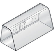 Vitrine avec élément éclairant (LED) fermée, avec portes coulissantes