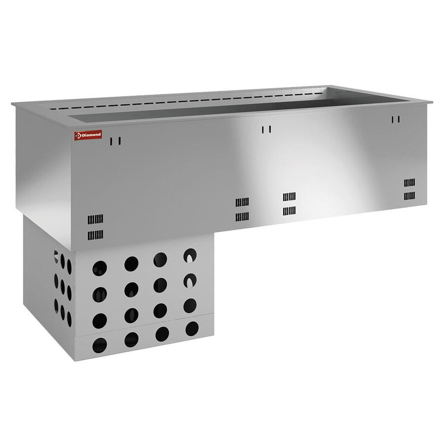 Elément cuve réfrigérée, ventilée, 3x GN 1/1