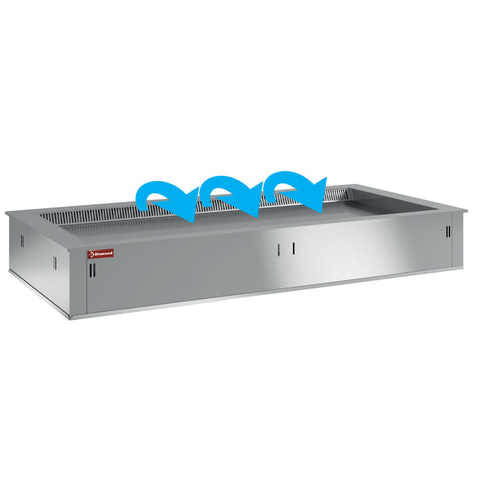 Elément top réfrigéré, ventilé, 5x GN 1/1 (sans unité hermétique)