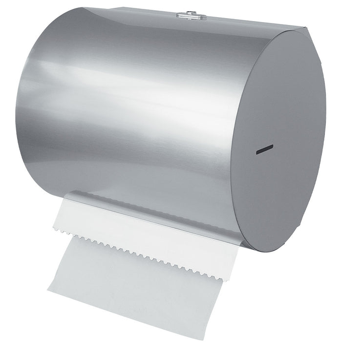 Distributeur Scottex en inox pour papier hygiénique, élégant mobilier hygiène Diamond, fixation murale moderne.