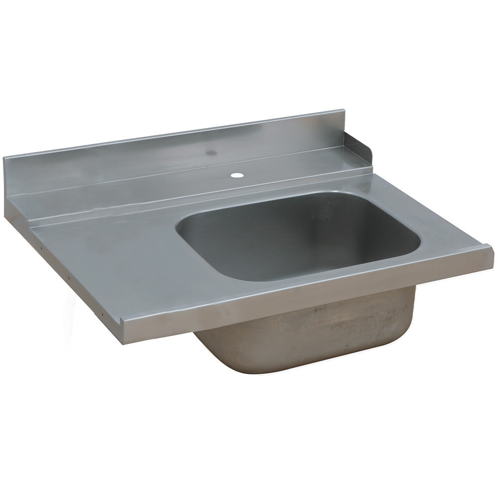 Table de jonction pour prélavage gauche Diamond, table d'entrée et sortie pour installation efficace.