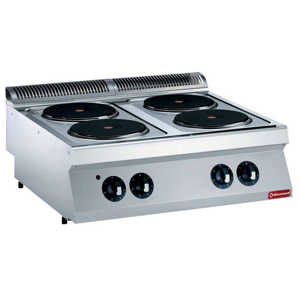 Cuisinière électrique 4 plaques  rondes -TOP-