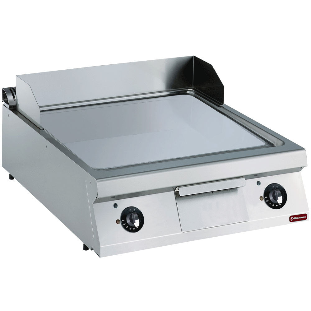Plaque de cuisson électrique lisse avec plaque au chrome dur "80 µm" -TOP-
