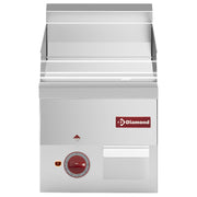 Plaque de cuisson électrique, surface lisse "chrome" -Top-