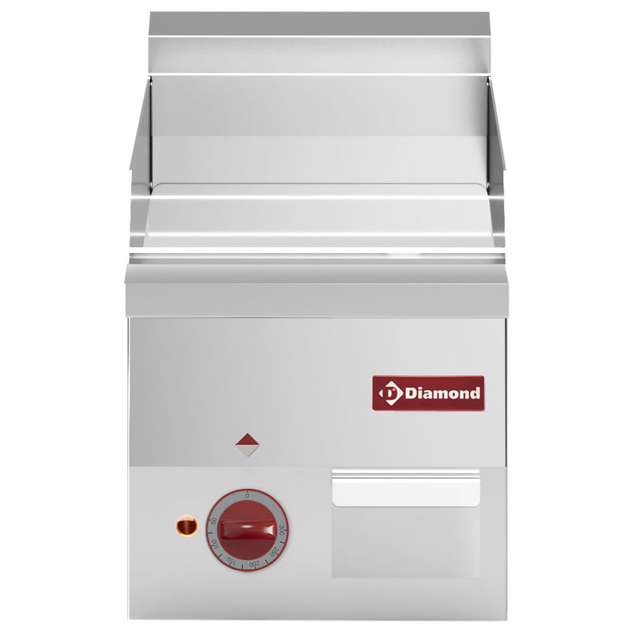 Plaque de cuisson électrique, surface lisse "chrome" -Top-