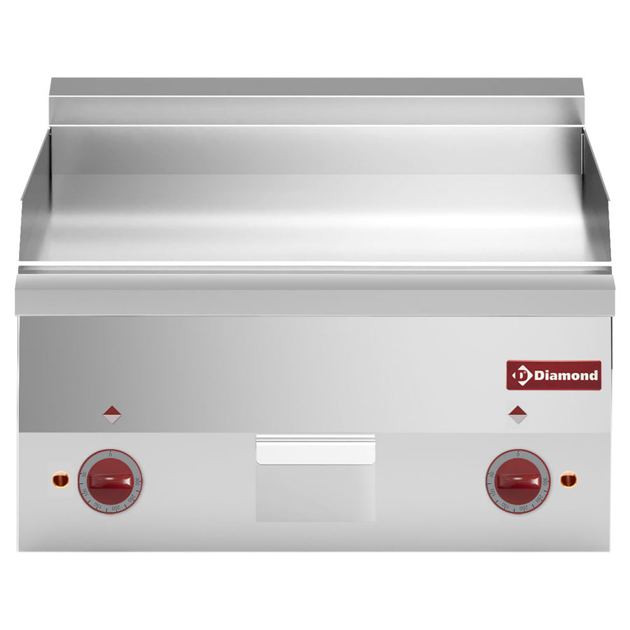 Plaque de cuisson électrique, surface lisse "chrome" -Top-