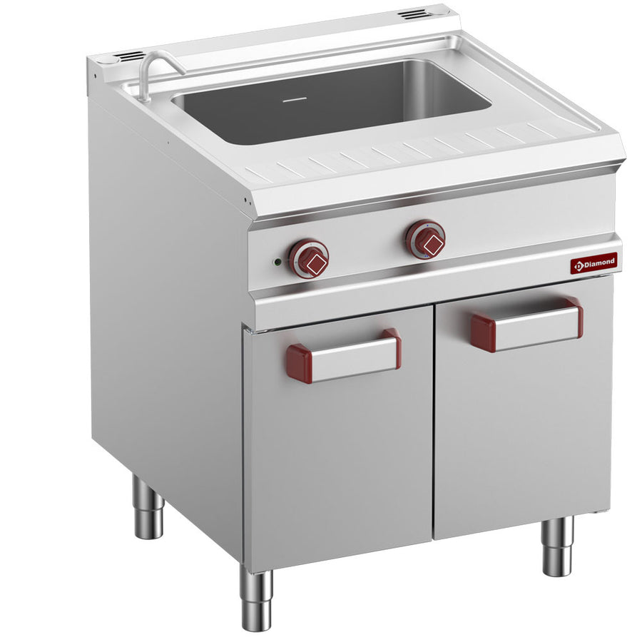 Cuiseur à pâtes électrique 1 cuve 40 Lt (s/paniers), sur armoire