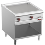Plaque de cuisson lisse électrique module 1/1, armoire ouverte