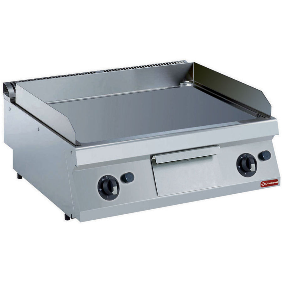 Plaque de cuisson au gaz, lisse au chrome dur -TOP-