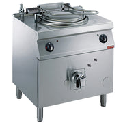 Marmite ronde gaz, 60 litres, chauffage indirect, sur meuble