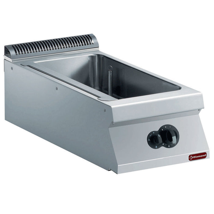 Bain-marie gaz, 4 GN 1/3 h150 mm -TOP-
