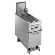 Friteuse gaz cuve 23 lt. S/armG."Filtrage huile" + lift+ auto cook, "DIGIT"