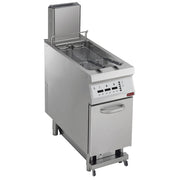 Friteuse gaz 1 cuve en "Y" 23 litres, sur meuble, "DIGIT"